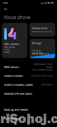 Xiaomi Redmi Note 12 Pro 5G (Global)--- বিক্রি হবে